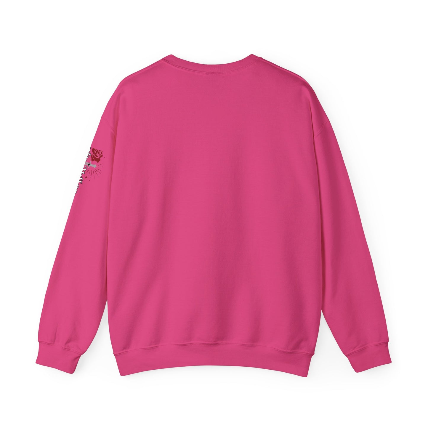 Peachy Hollow Skin Merch, Brand Logo On Sleeve - Unisex Crewneck Sweatshirt