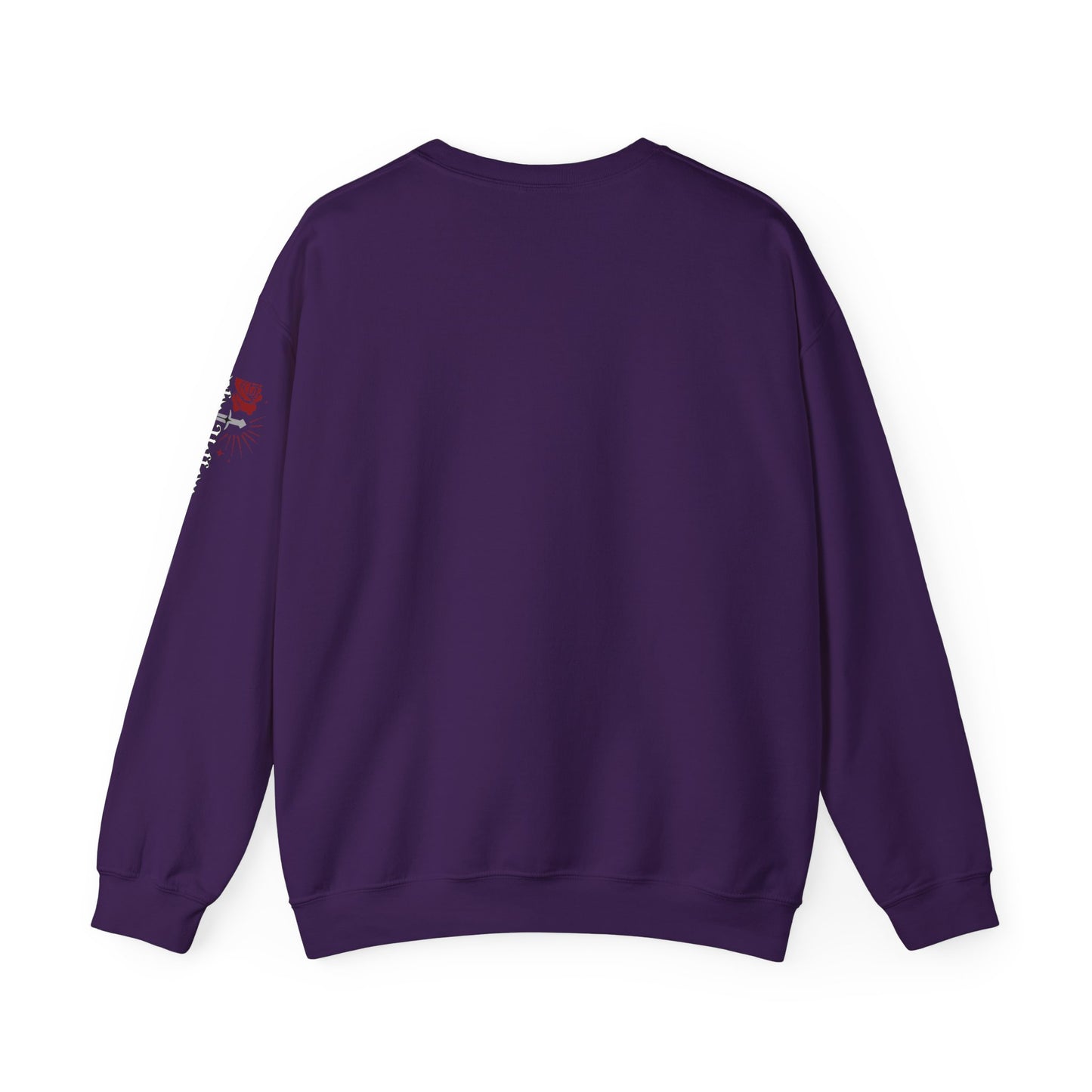 Peachy Hollow Skin Merch, Brand Logo On Sleeve - Unisex Crewneck Sweatshirt