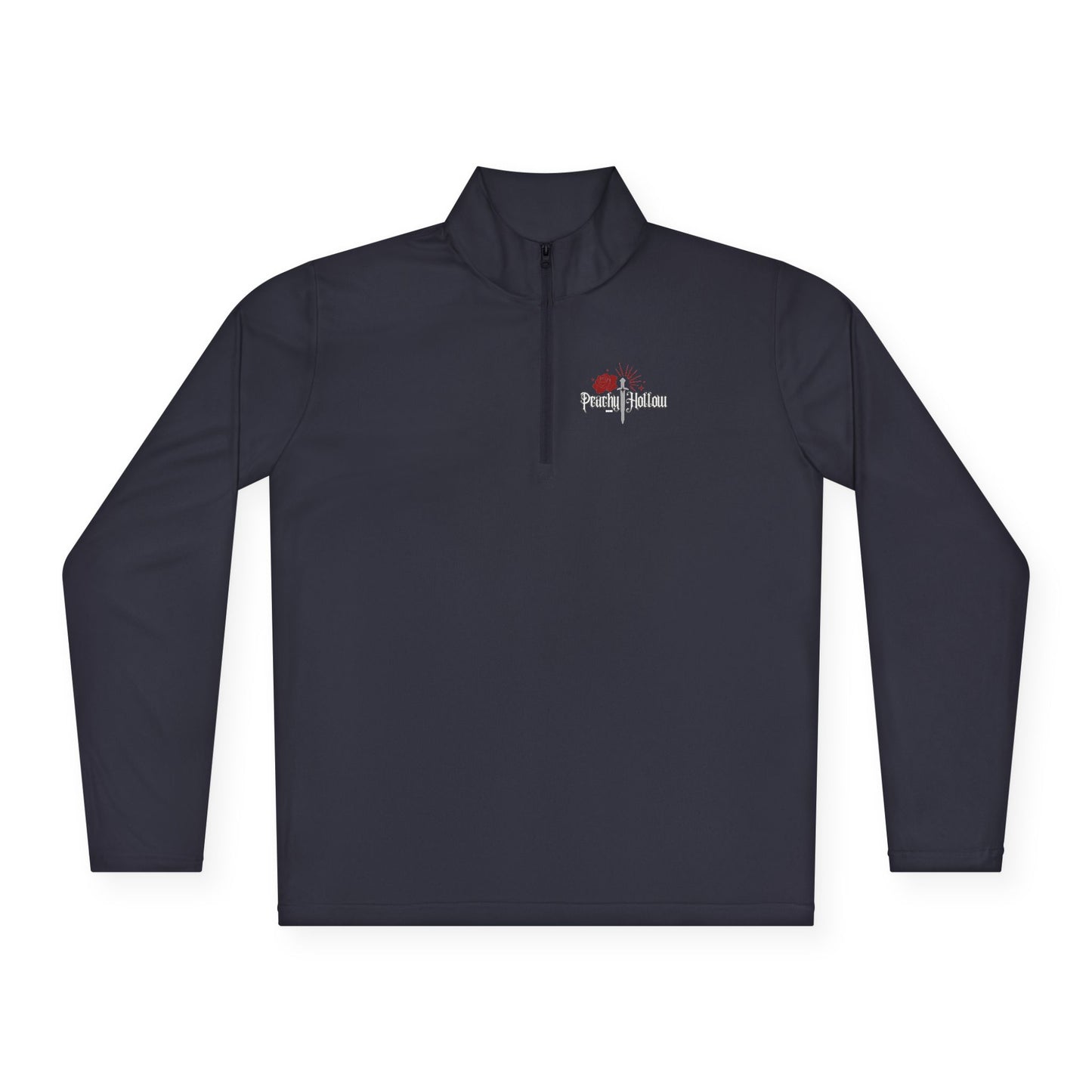Peachy Hollow Merch, Brand Logo - Unisex Quarter-Zip Pullover