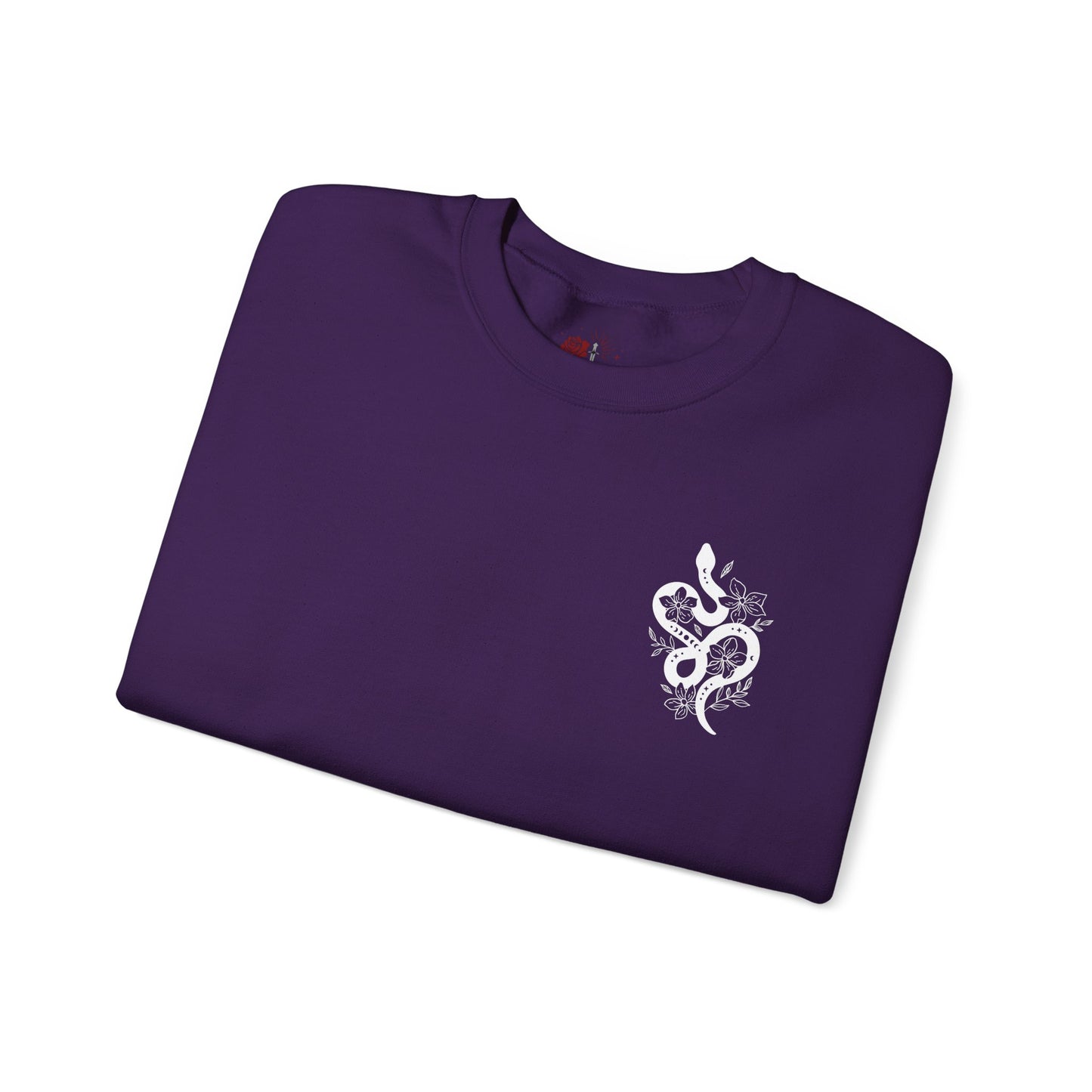 Peachy Hollow Skin Merch, Brand Logo On Sleeve - Unisex Crewneck Sweatshirt
