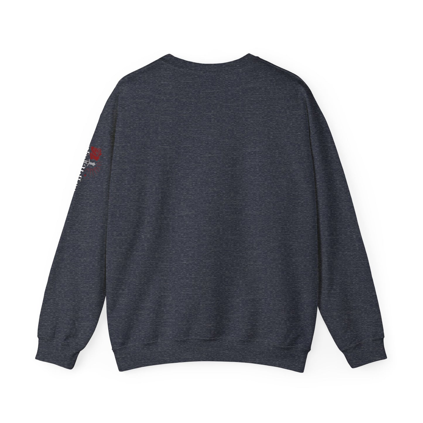 Peachy Hollow Skin Merch, Brand Logo On Sleeve - Unisex Crewneck Sweatshirt