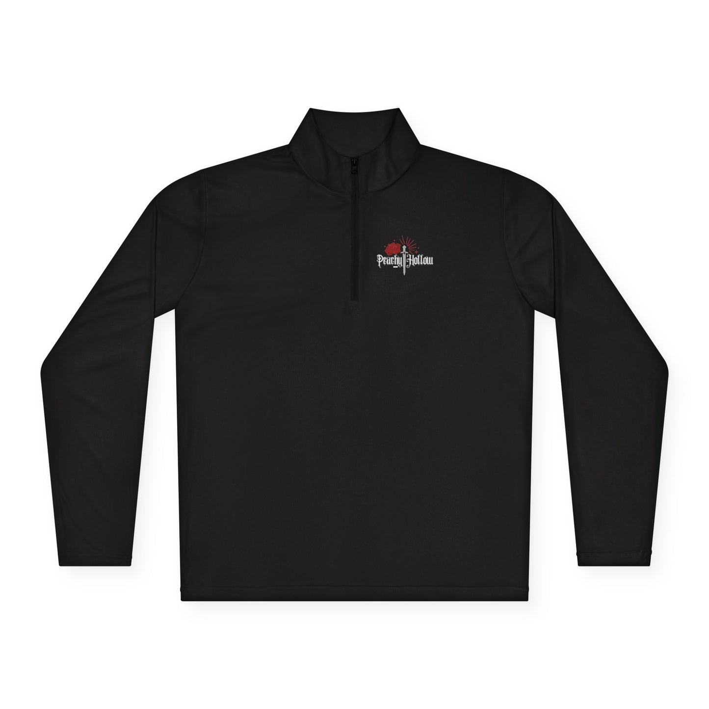 Peachy Hollow Merch, Brand Logo - Unisex Quarter-Zip Pullover