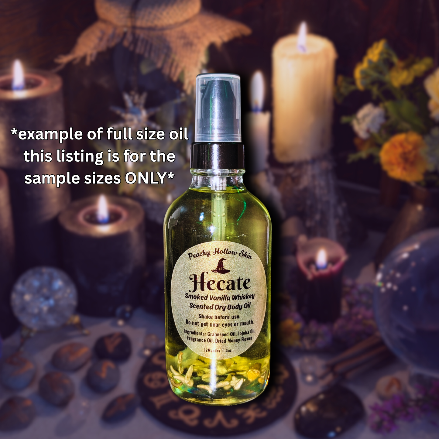 Goddess Collection Scent Sampler - 11 Goddess Inspired Dry Body Oil Scent Samples