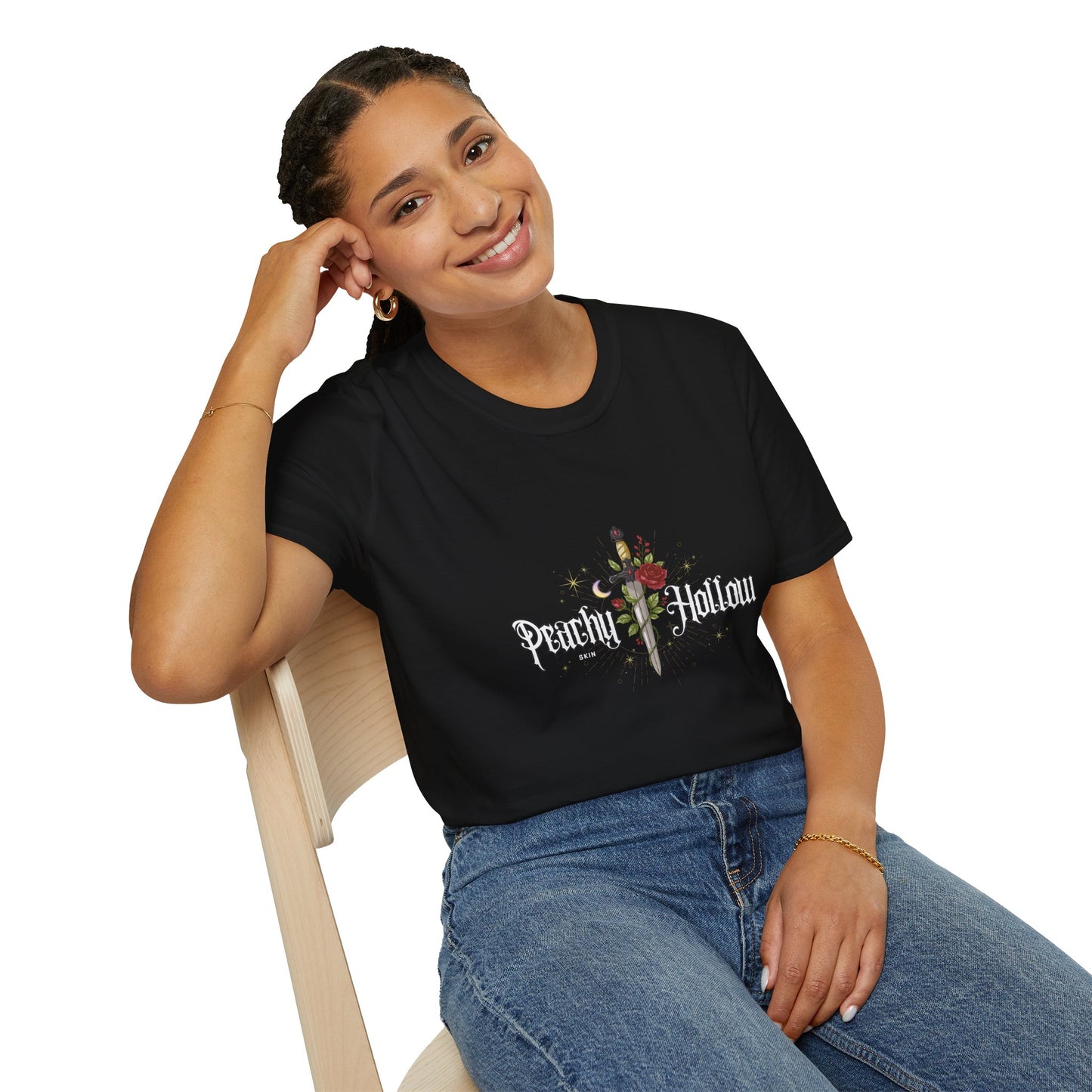 Peachy Hollow Skin Merch, Brand Logo - Unisex Tee