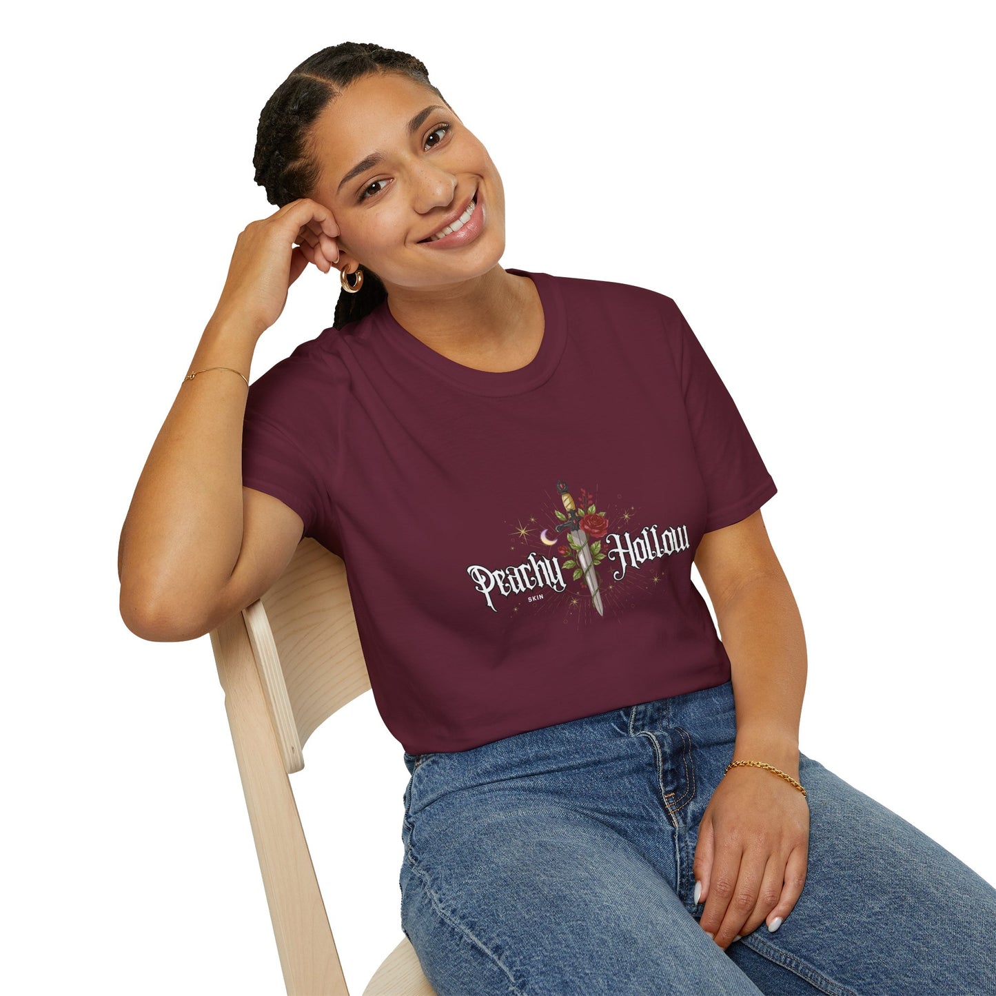 Peachy Hollow Skin Merch, Brand Logo - Unisex Tee