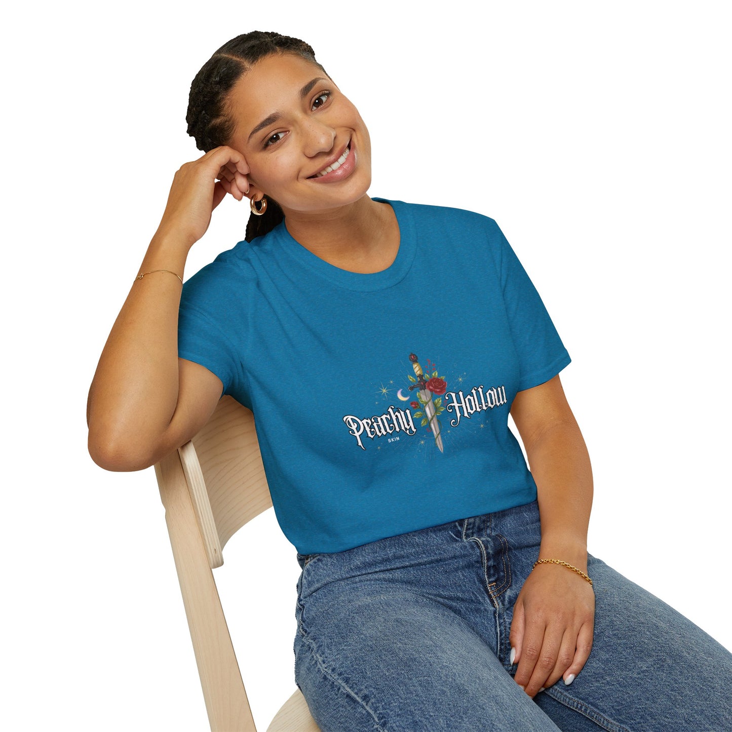 Peachy Hollow Skin Merch, Brand Logo - Unisex Tee