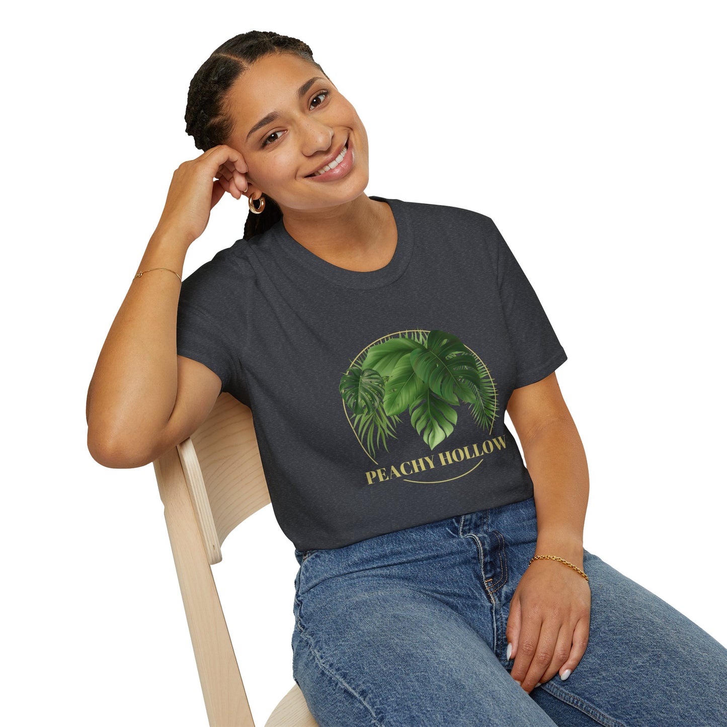Peachy Hollow Skin Merch, Original Logo - Unisex Tee