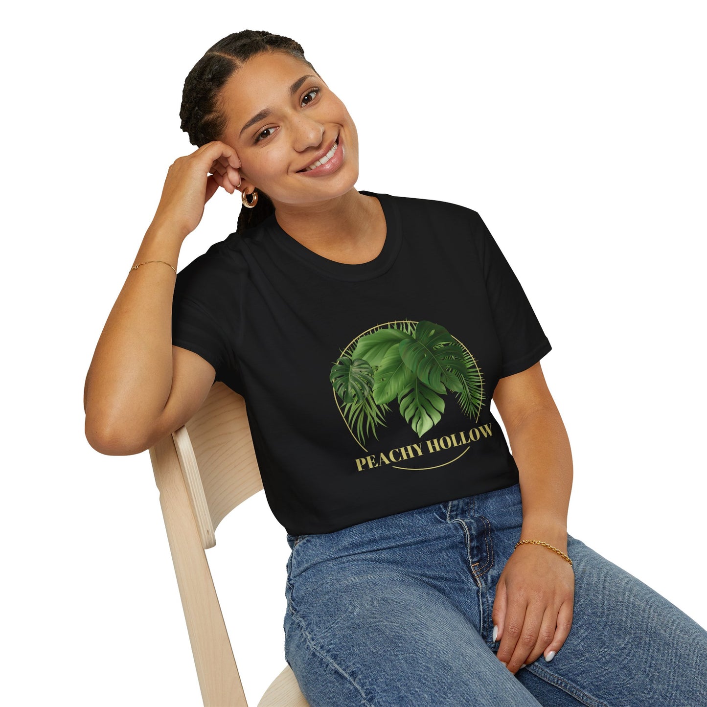 Peachy Hollow Skin Merch, Original Logo - Unisex Tee