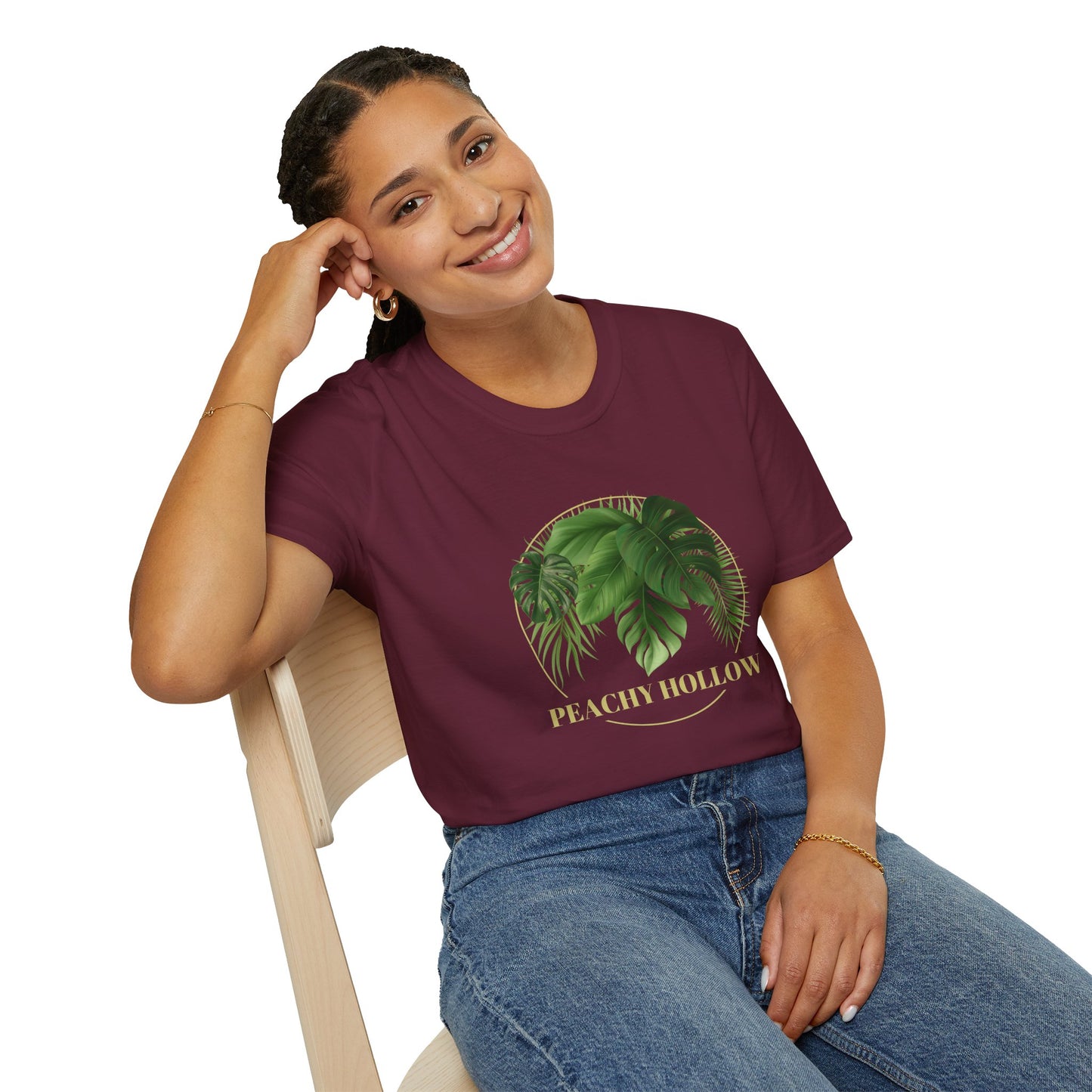 Peachy Hollow Skin Merch, Original Logo - Unisex Tee