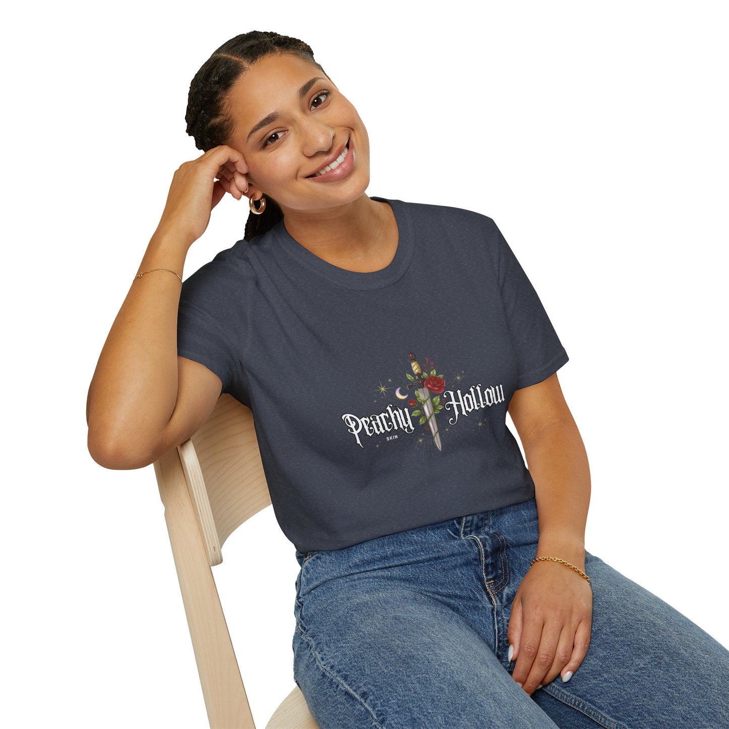 Peachy Hollow Skin Merch, Brand Logo - Unisex Tee