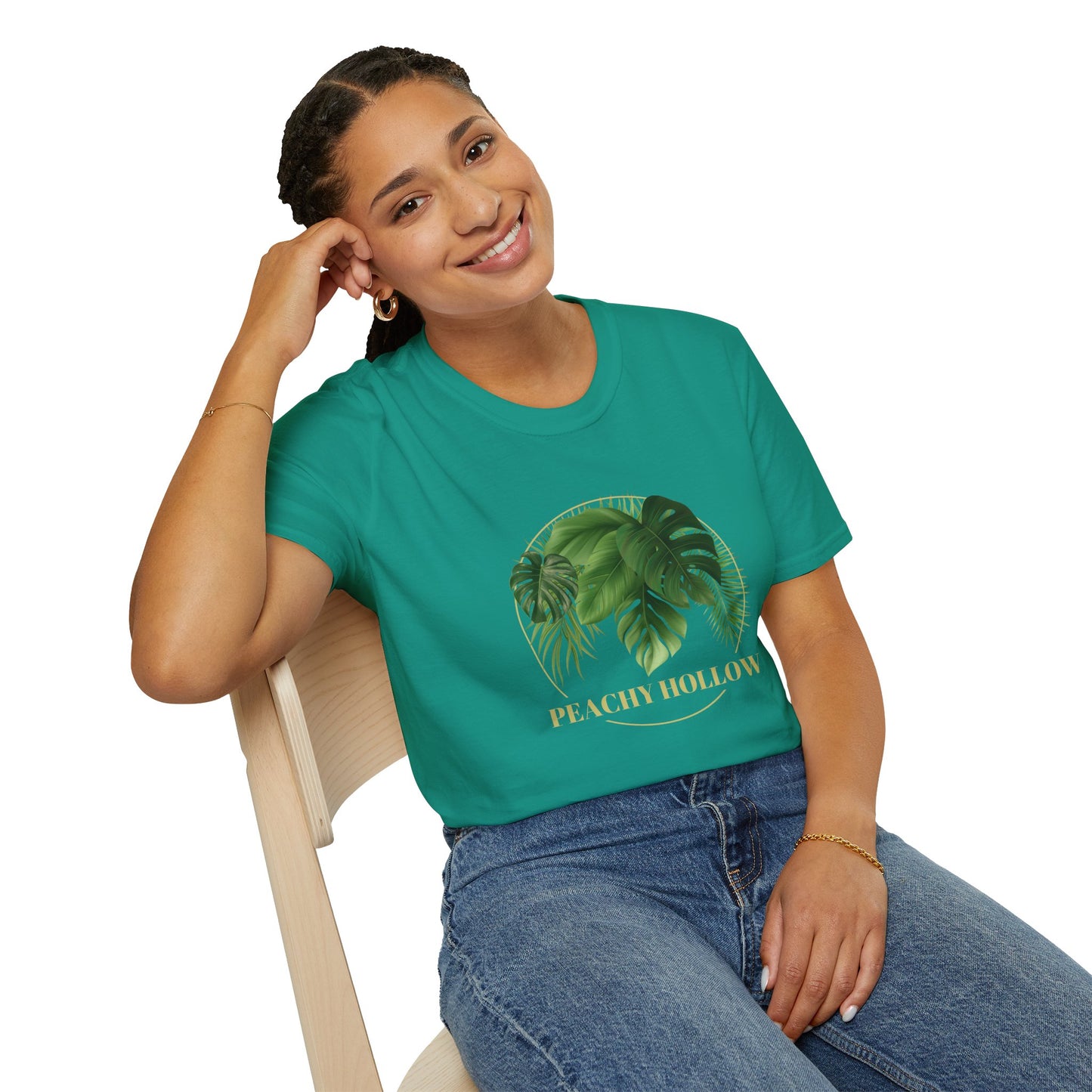 Peachy Hollow Skin Merch, Original Logo - Unisex Tee