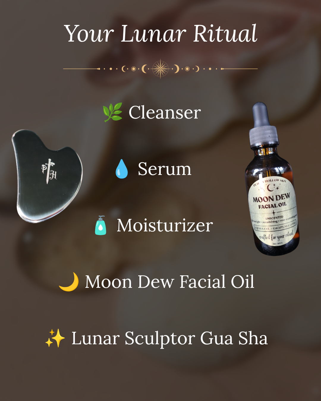 Lunar Sculptor Weighted Gua Sha