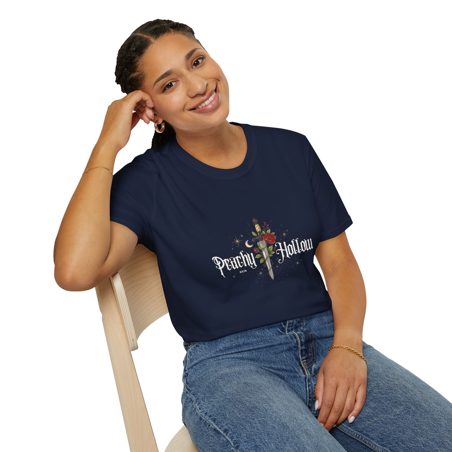 Peachy Hollow Skin Merch, Brand Logo - Unisex Tee