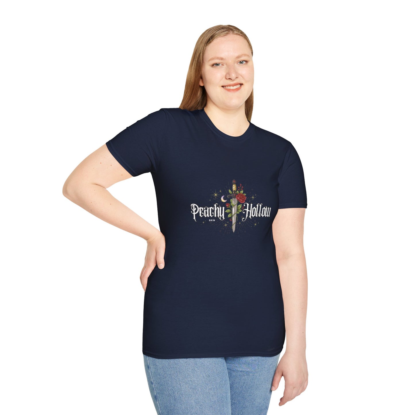 Peachy Hollow Skin Merch, Brand Logo - Unisex Tee