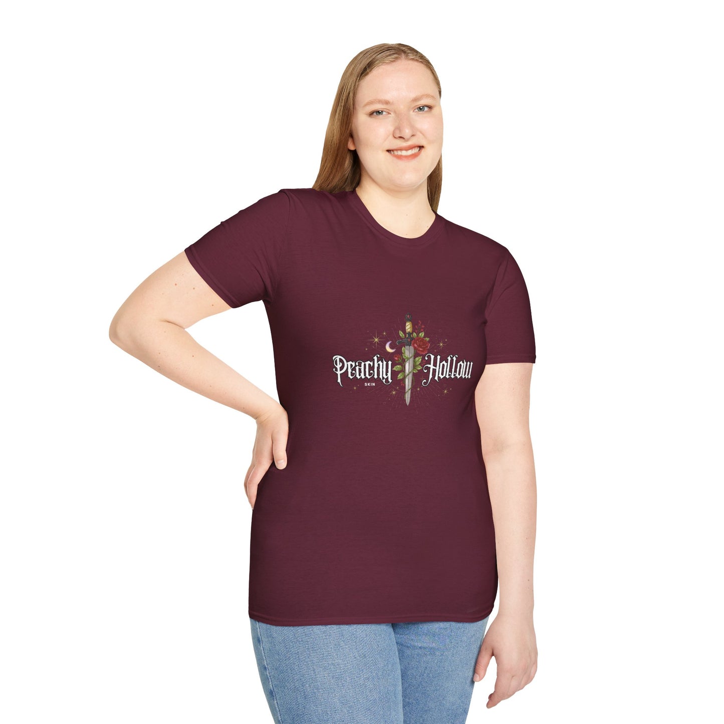 Peachy Hollow Skin Merch, Brand Logo - Unisex Tee