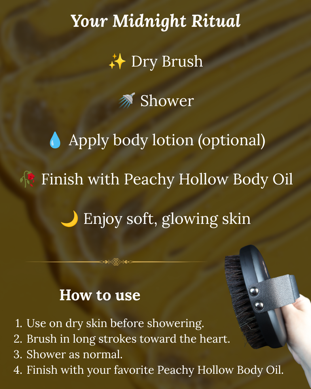 Midnight Ritual Copper Dry Brush